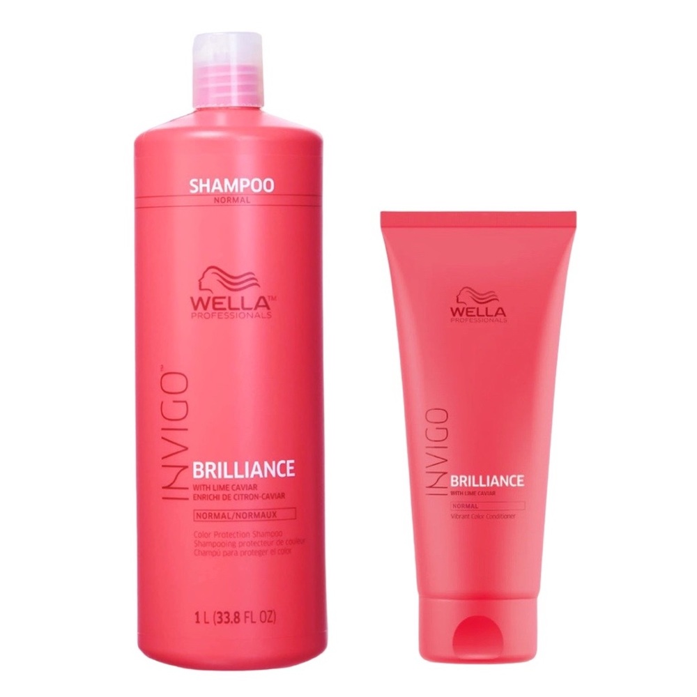 WELLA INVIGO BRILLIANCE COLOR PROTECTION SHAMPOO & CONDITIONER - FOR NORMAL HAIR